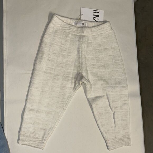ZARA Kids | Cream | QUILTED KNIT PANTS - Picture 7 of 8